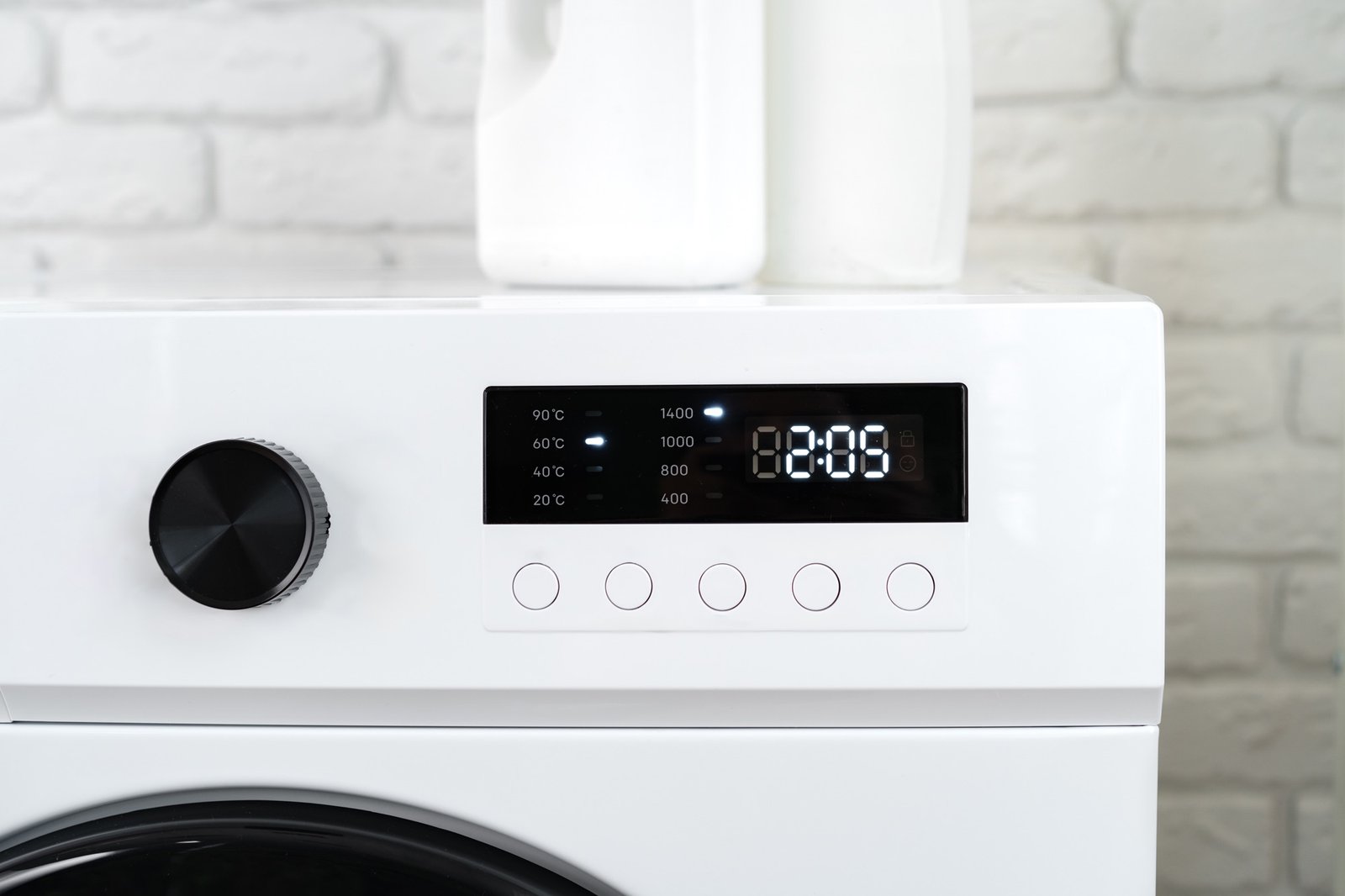 Waschmaschine mit Temperatureinstellung für Bettwäsche